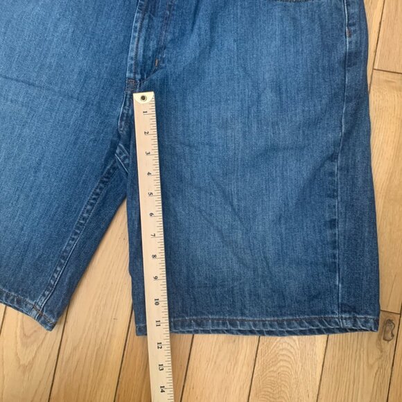 Vintage 90’s Tommy Hilfiger Denim Jeans Shorts Baggy Skater Jorts Men’s Size 36 - Picture 6 of 7